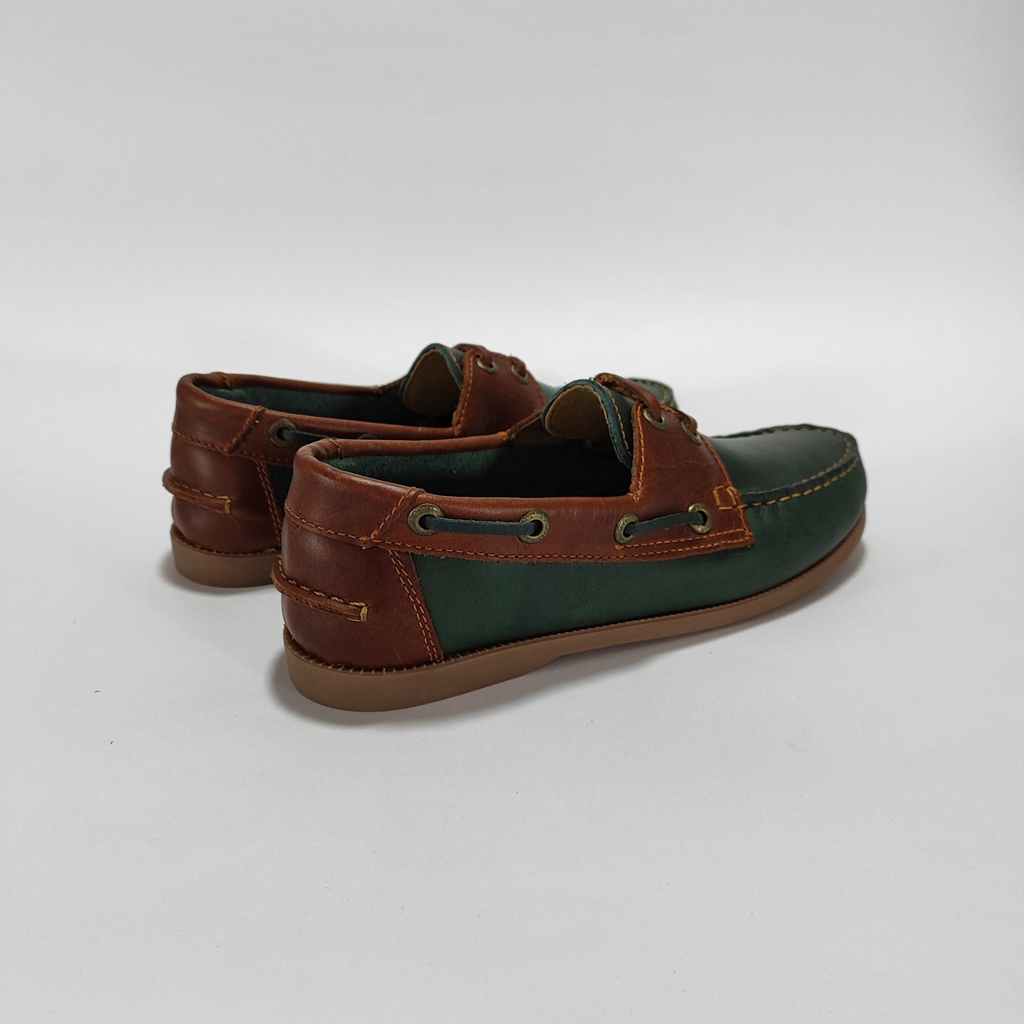 apache 222 verde x coñac cuero Carazzi23