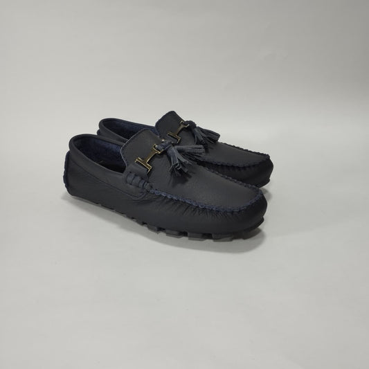 215 Mocasin Azul Cuero