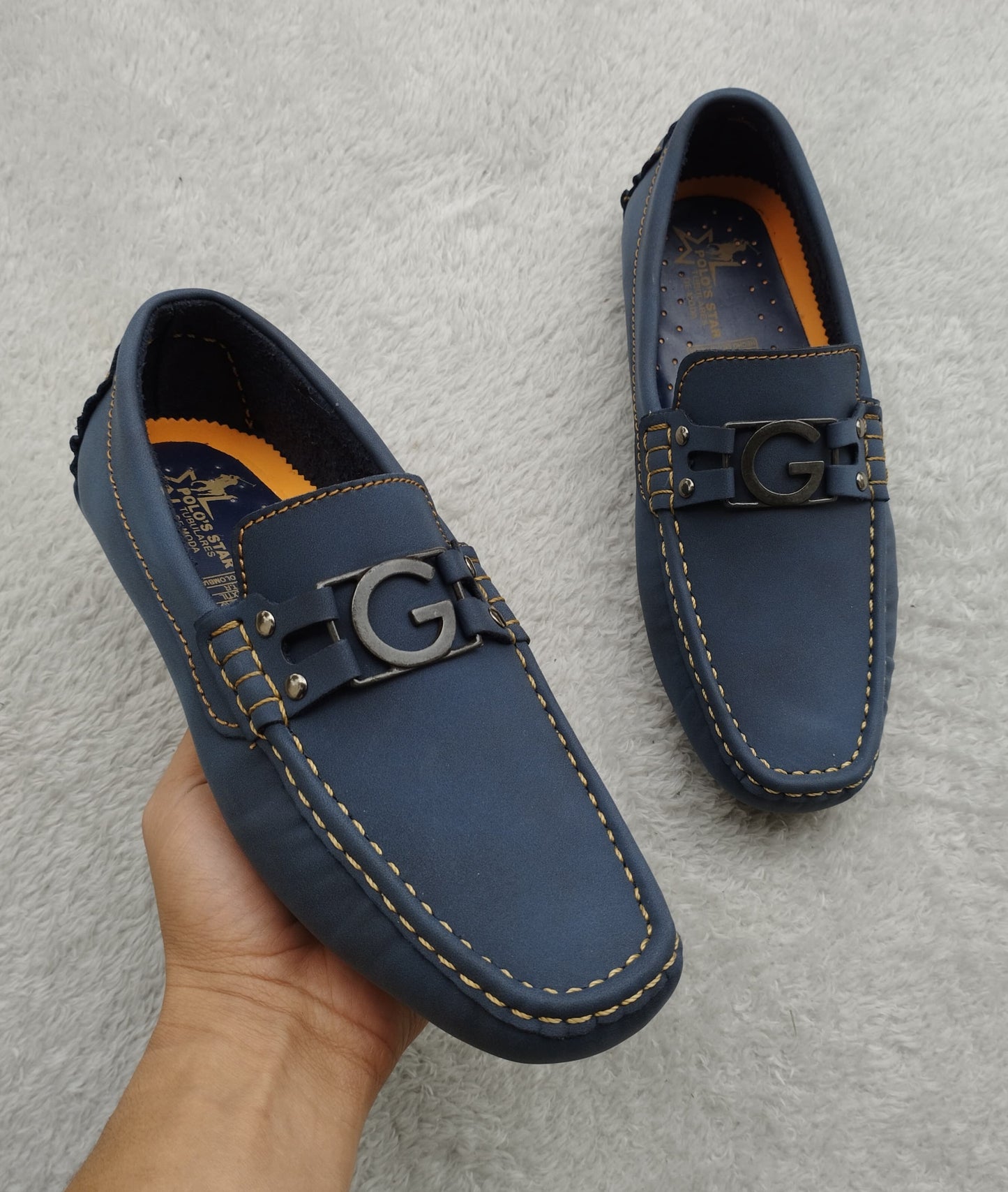 Mocasín 209G Azul