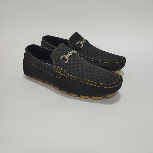 mocasin 209-1 negro hilo miel rep basecuero Carazzi23