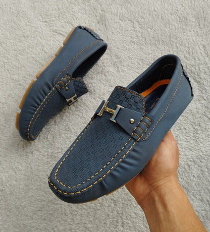 Mocasín 209H Azul rep