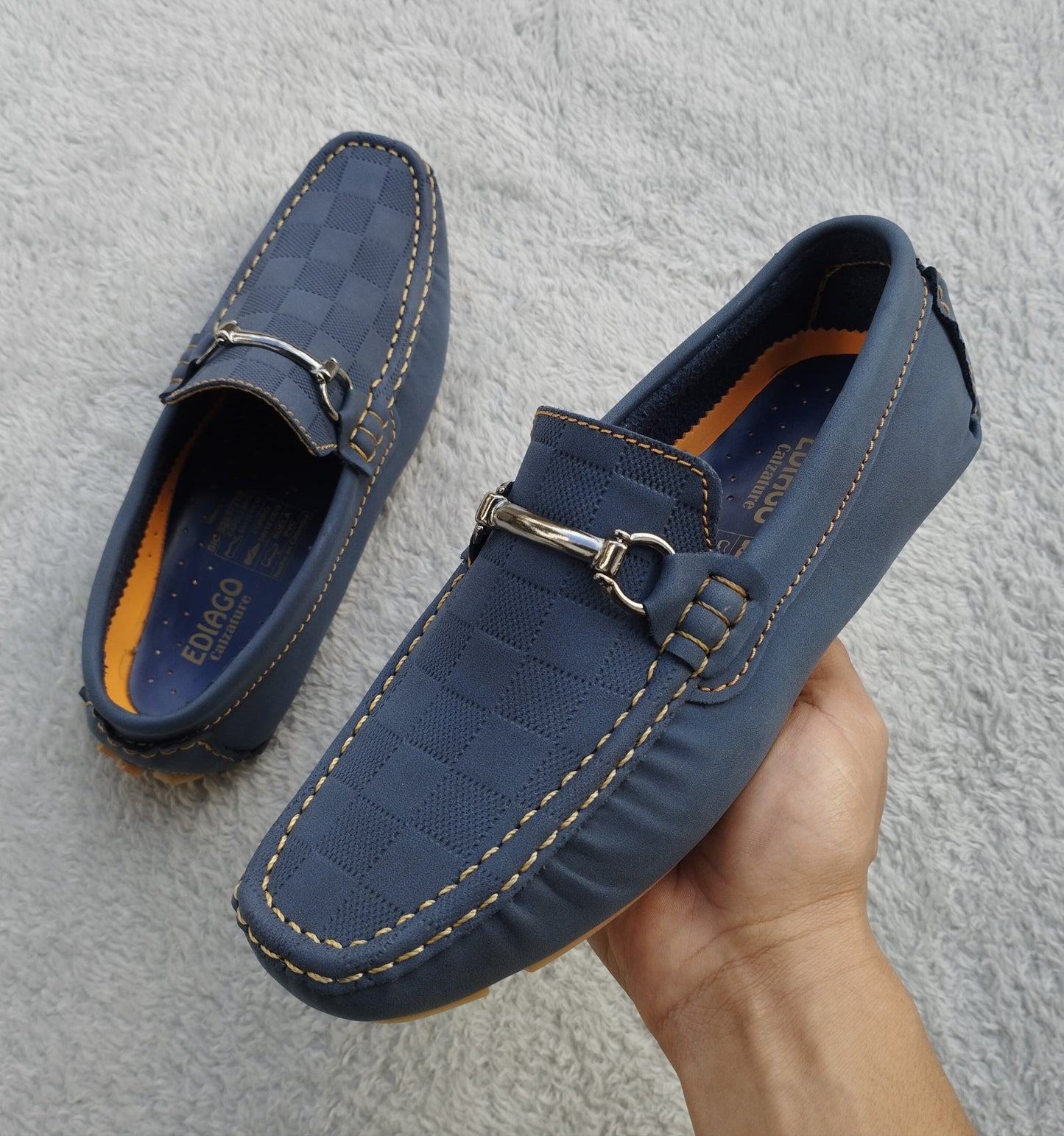 Mocasín 209-1 Azul rep