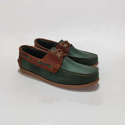 apache 222 verde x coñac cuero Carazzi23