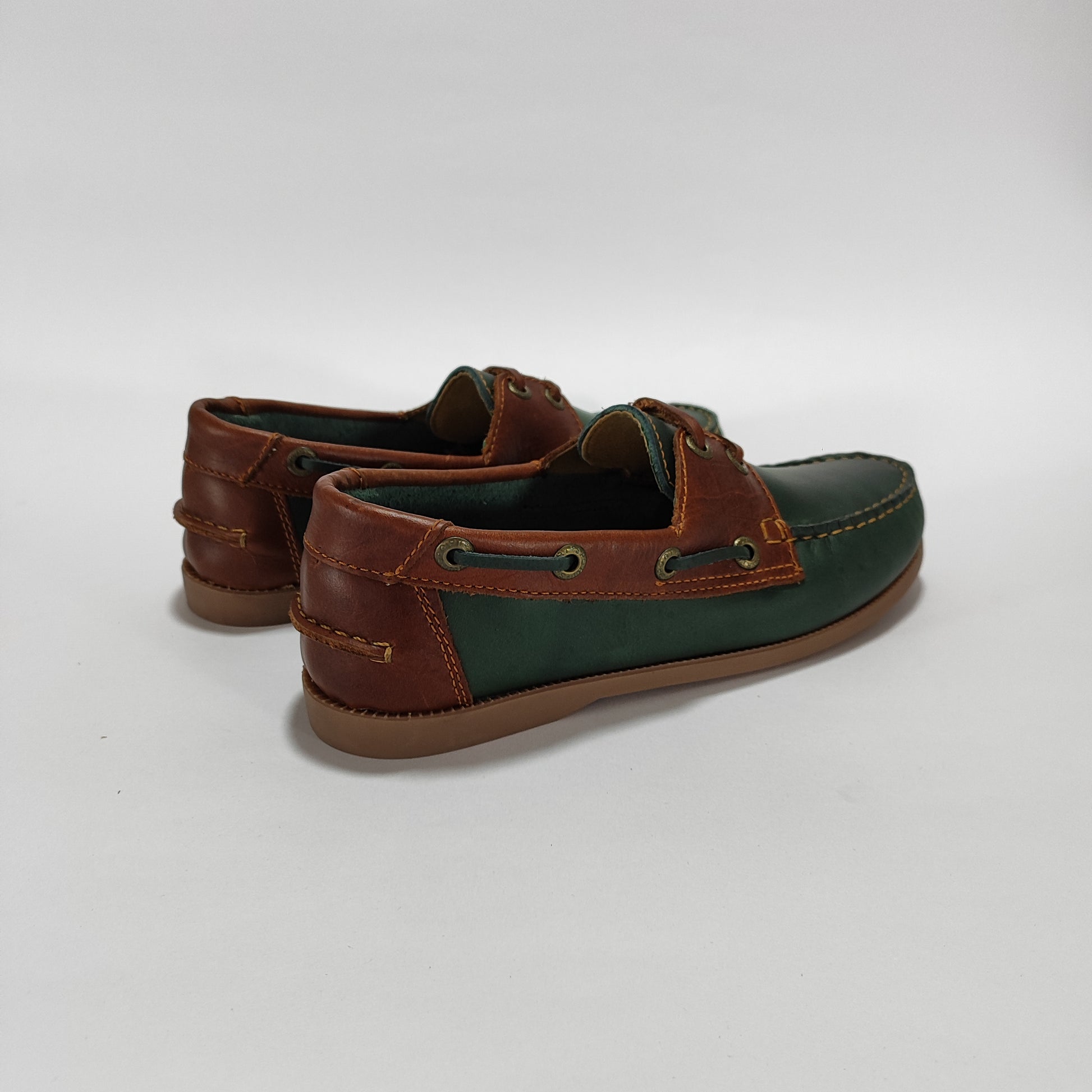 apache 222 verde x coñac cuero Carazzi23