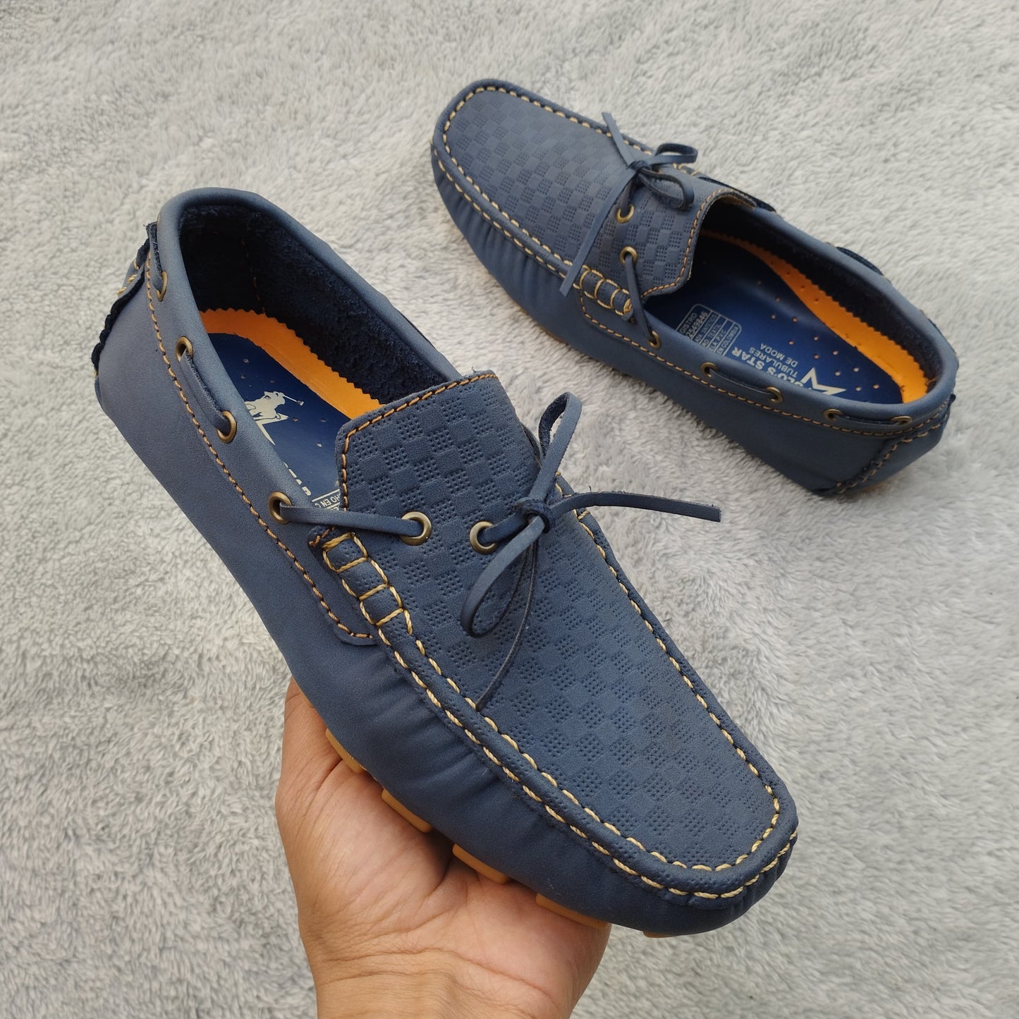 Mocasín 208 Azul rep