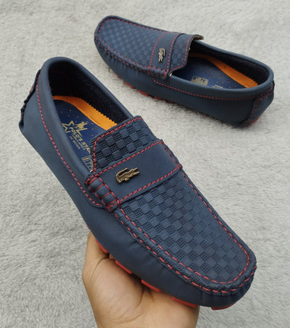 Mocasín 213 Azul x Rojo Rep