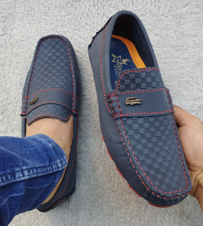 Mocasín 213 Azul x Rojo Rep