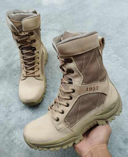 Bota 013 Cr Beige Cuero